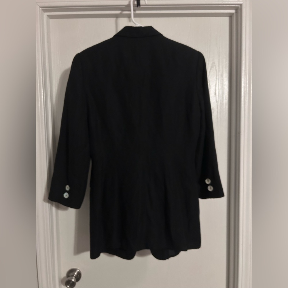 The Limited | Black Linen Blazer | Size Medium - Picture 5 of 5